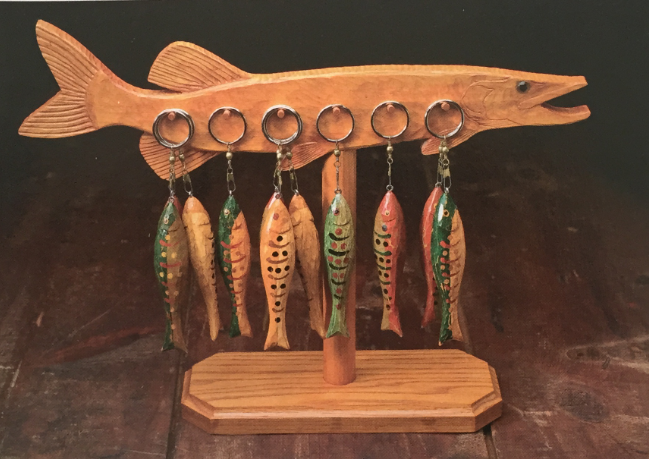 Folk-Art Fish Keychains